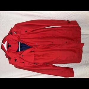 Tommy Hilfiger Hooded Light Spring Coat Size Small